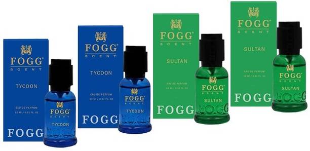 FOGG SCENT TYCOON 2PCS,SULTAN 2PCS 15MLX4 (MRP 99X4) Eau de Parfum  -  60 ml
