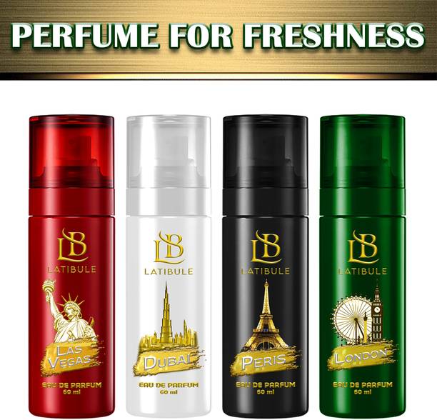 Latibule Fresh & Cool Lasvegas+Dubai+Peris+London Combo Eau de Parfum  -  240 ml