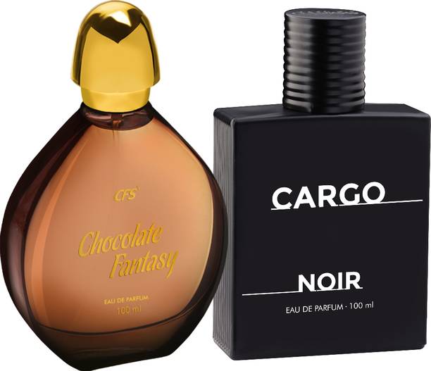 CFS Chocolate Fantasy & Cargo Noir EDP Long Lasting Luxury Perfume Eau de Parfum  -  200 ml