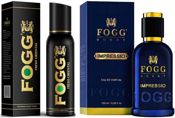 FOGG Fresh Oriental 120 ML & Impressio Scent 75 ML Perfume  -  195 ml