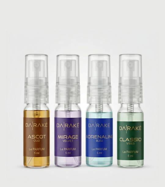DA RAKE Discovery Set for 12 Hours Long Lasting | Oud, Aquatic, Floral & Fresh Perfume  -  20 ml For Men & Women