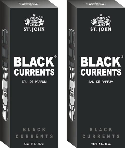ST-JOHN Black Current 50ML (Pack of 2) Long Lasting Eau de Parfum  -  100 ml