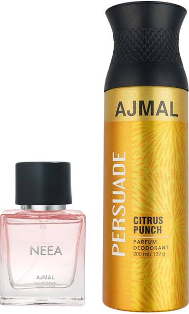 Ajmal NEEA EDP 50 ML for Women and PERSUADE DEODORANT 200 ML for Unisex Perfume  -  250 ml