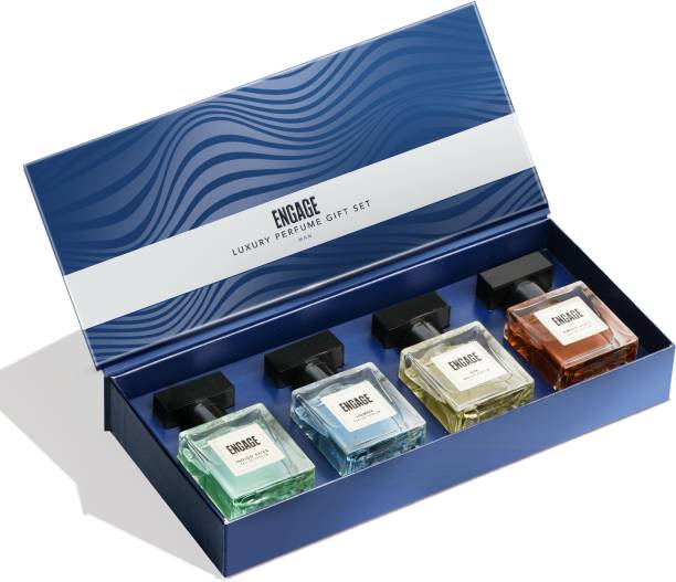 Engage Luxury Perfume Gift Set, Pack of 4 (25mlx4), Travel Sized, Assorted Pack Eau de Parfum  -  100 ml