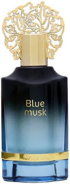 NASEEM Blue Musk Aqua Perfume - Alcohol-Free, Long-Lasting Fresh & Woody Blend Eau de Parfum  -  55 ml
