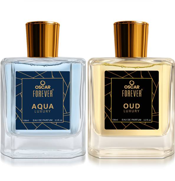 OSCAR Forever Luxury Combo of Aqua & Oud Long Lasting Fragrance (100ml Each) Eau de Parfum  -  200 ml