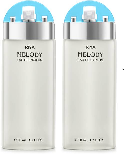 RIYA MELODY Perfume For Women Long Lasting Fragrance Pack Of 2 50 ML Each Eau de Parfum  -  100 ml