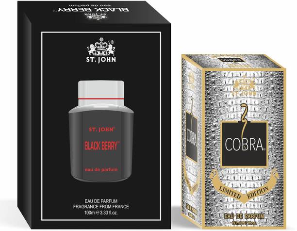 ST-JOHN Cobra Limited Edition 60ML & Blackberry 100ML Gift Pack Long Lasting Eau de Parfum  -  160 ml