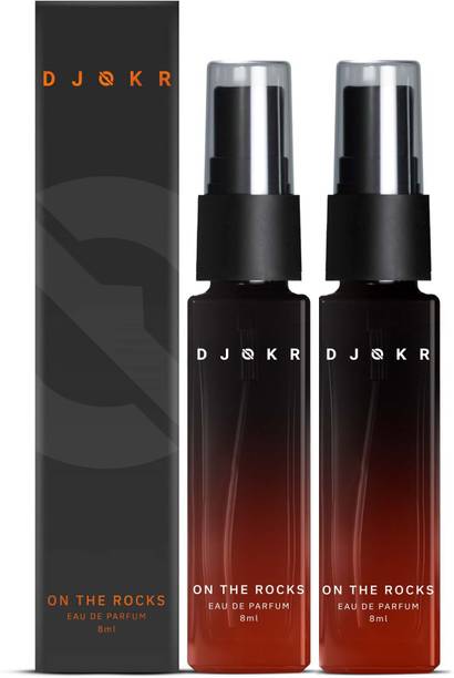 DJOKR On The Rocks Perfume For Men Pack of 2 | Premium Long Lasting Fragrance Spray Eau de Parfum  -  16 ml