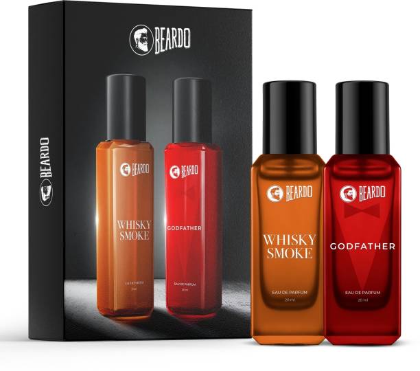 BEARDO Godfather & Whisky Smoke EDP Perfume | Strong & Long Lasting | Fresh Fragrance Eau de Parfum  -  40 ml