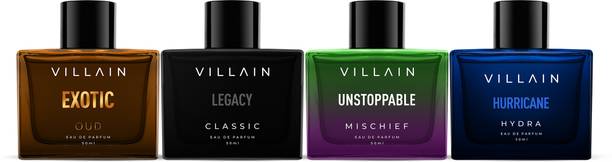 VILLAIN Master Collection Combo Perfume Pack of 4 Eau de Parfum  -  50 ml