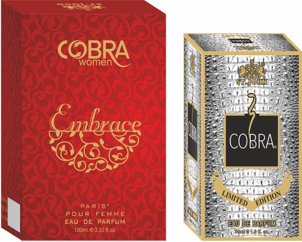 ST-JOHN Cobra Embrace 100ML & Cobra Limited Edition 30ML Gift Set Long Lasting Eau de Parfum  -  130 ml