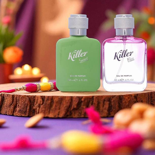 KILLER Sweet, Bliss Perfume All-Day Freshness Long Lasting Fragrance (50ml × 2) Eau de Parfum  -  100 ml