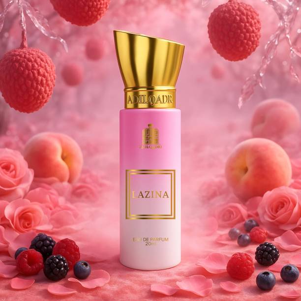 Adilqadri Lazina Perfume For Men & Women | Long-Lasting Fruity & Floral Fragrance | Eau de Parfum  -  20 ml