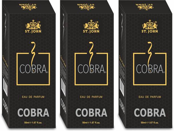 ST-JOHN Cobra Parfum 50ml (pack of 3) Eau de Parfum  -  150 ml