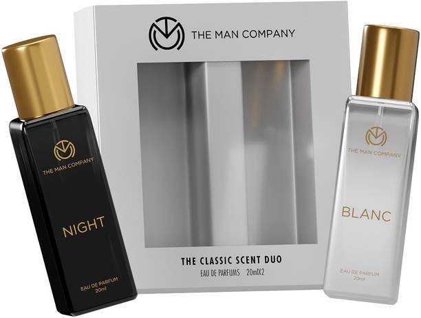 THE MAN COMPANY Signature Perfume Duo 20ml X 2 Pack | Luxury Gift Set for Men Eau de Parfum  -  40 ml