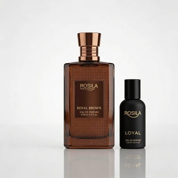 ROSILA Royal Brown 100ml & Loyal 30ml Perfume-Premium & Long Lasting Scent Combo of 2 Eau de Parfum - 130 ml
