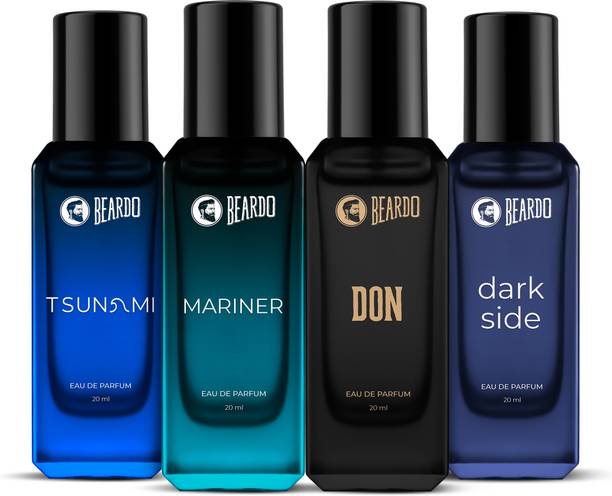 BEARDO Best Day Perfume Gift Set | Long Lasting | 4 x 20 ml Eau de Parfum  -  80 ml