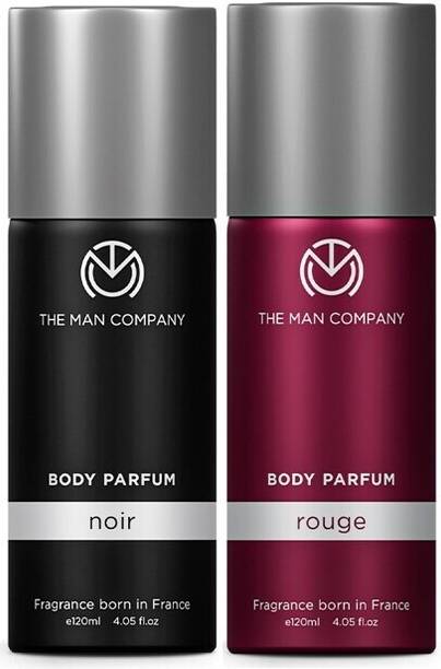 THE MAN COMPANY Noir & Rouge Combo Deodorant Spray - Pack of 2 Perfume  -  240 ml