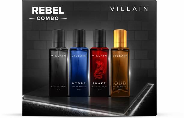 VILLAIN Rebel Combo, Pack of 4 Eau de Parfum  -  80 ml