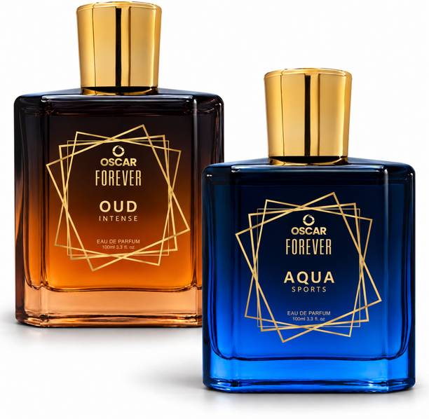 OSCAR Forever Aqua Sports & Oud Intense Premium Perfume Combo | Strong & Long Lasting Eau de Parfum - 200 ml (For Men & Women)