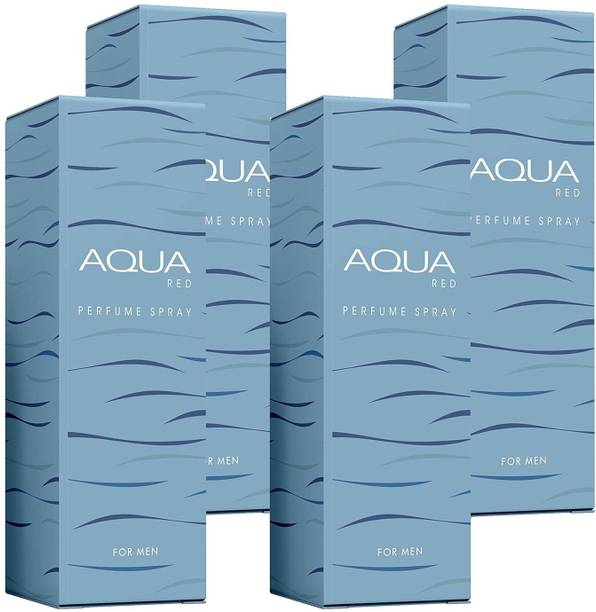Aqua Red Long Lasting Fresh & Soothing Fragrance 4pcs (30ml each) Perfume  -  120 ml