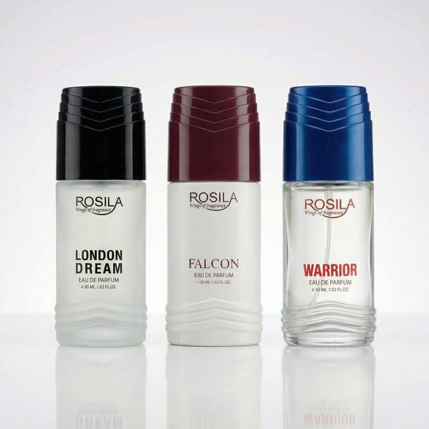 ROSILA Intense Blend Trio-London Dream,Falcon & Warrior Luxury Perfume 30mlx3 Eau de Parfum  -  90 ml