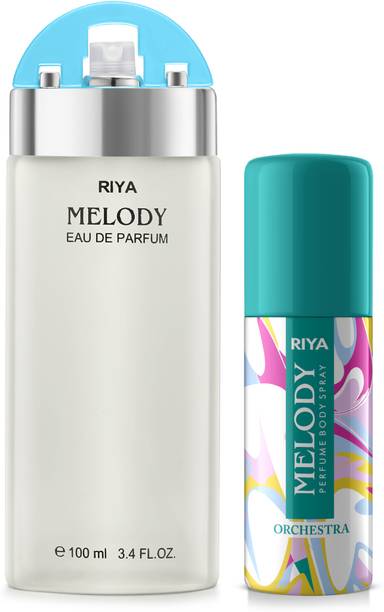 RIYA Melody Green Perfume 100 ML & Melody Deo 40 ML For Unisex Eau de Parfum  -  140 ml