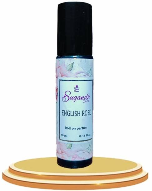 Sugandh Cafe English Rose Long Lasting Fragrance Roll On Perfume  -  10 ml