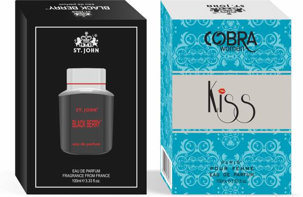 ST-JOHN Cobra Kiss 100ML & Blackberry 100ML Long Lasting Perfume Eau de Parfum  -  200 ml
