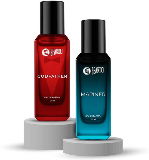 BEARDO The Everyday Combo- GodFather & Mariner Perfume for Men | Gift for Men | Eau de Parfum  -  40 ml