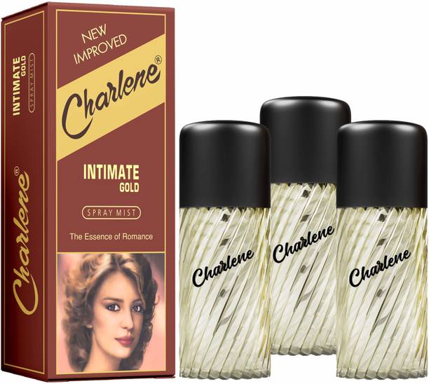 Charlene Spray Mist Intimate Gold 3pcs (30ml each) Perfume  -  90 ml