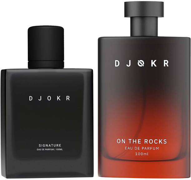 DJOKR Signature & On The Rocks Perfume Combo For Men, Long Lasting Fragrance Spray Eau de Parfum  -  200 ml