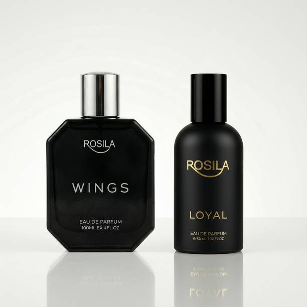 ROSILA Wings 100ml & Loyal 30ml Perfume-Premium & Long Lasting Scent Combo of 2 Eau de Parfum  -  130 ml