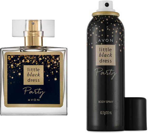 AVON Little Black Dress Party Perfume and Little Black Dress Party Body Spray Eau de Parfum  -  50 ml