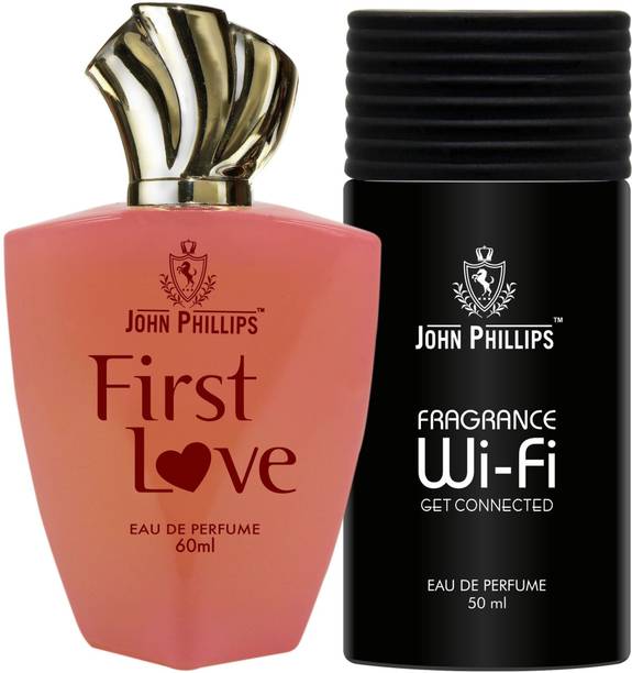 John Phillips FIRST LOVE & FRAGRANCE WIFI | Long Lasting | Combo Eau de Parfum  -  100 ml