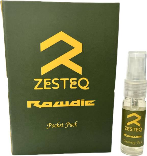 Zesteq Rowdie Luxury Pocket Perfume For Men Long Lasting Smell, 100 Spray Trial Pack Eau de Parfum  -  5 ml