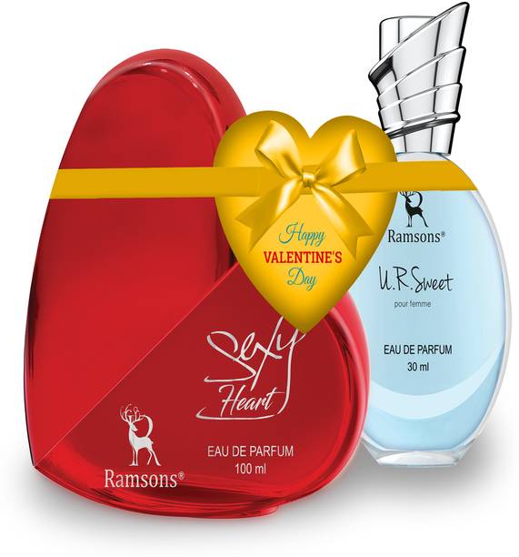 RAMSONS U R Sweet and Sexy Heart Gifting Combo - Eau de Parfum (For Women) Eau de Parfum  -  130 ml
