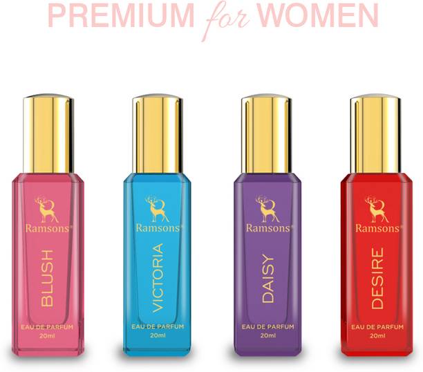 RAMSONS Premium for Women Giftset Pack of 4 Eau de Parfum  -  80 ml