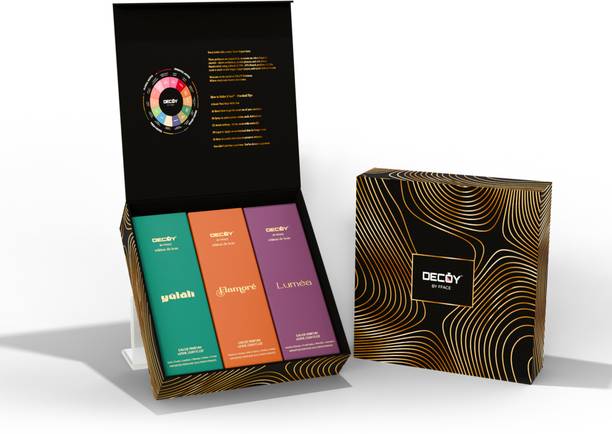 Decoy Luxe Trio 25ML | Unisex Eau De Parfum Gift Set (Pack of 3) Eau de Parfum  -  75 ml