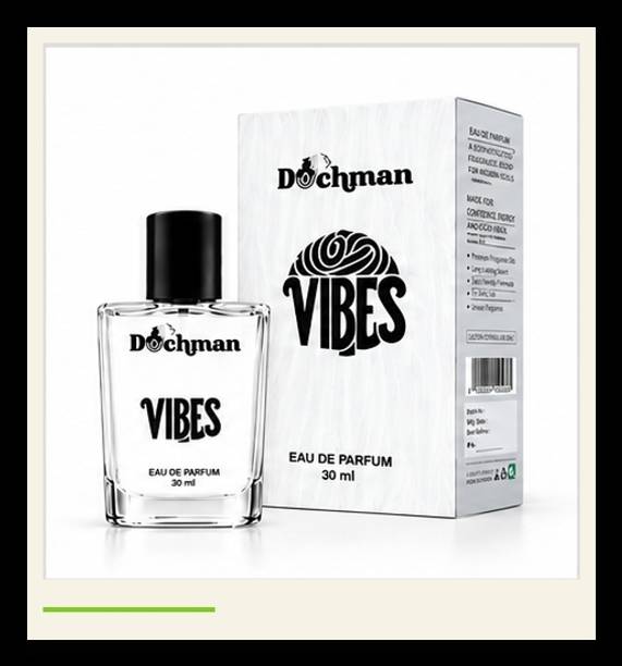 DUCHMAN Vibes 30ml Perfume - Radiant Scent for Day Out Plans, Personal Gift Idea Eau de Parfum - 30 ml