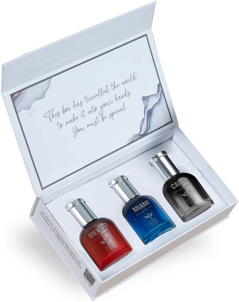 BOMBAY SHAVING COMPANY Premium Perfume Gift Set 3 X 30 ml | Long Lasting Fragrance Eau de Parfum  -  90 ml