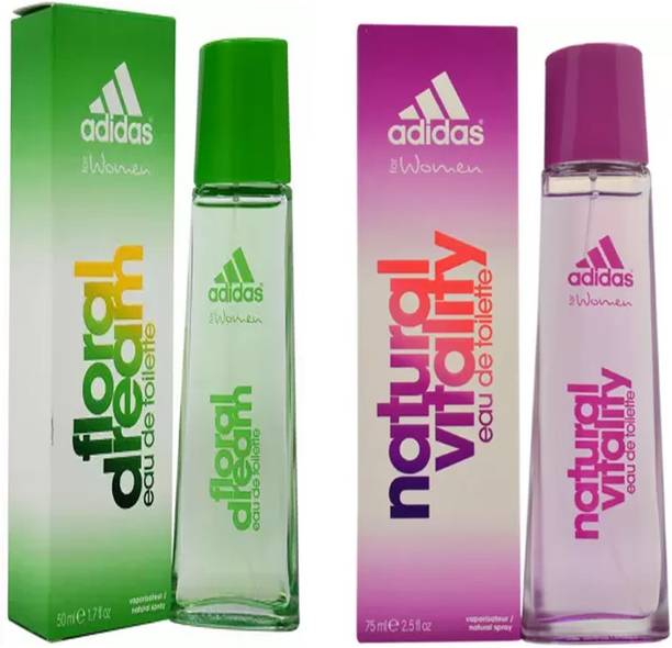 ADIDAS Natural Vitality 50ml & Floral Dream 50ml Eau de Toilette Eau de Toilette  -  100 ml