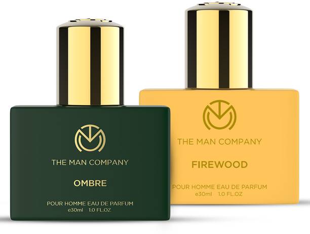 THE MAN COMPANY Firewood & Ombre Long-Lasting Fragrance Combo Eau de Parfum  -  60 ml