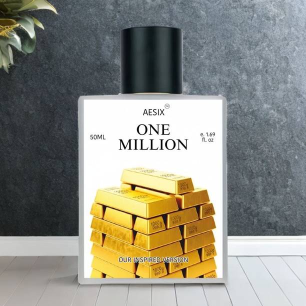 AESIX One Million Perfume – Iconic Gold Edition Long Lasting Scent Eau de Parfum  -  50 ml