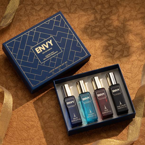 ENVY Blue Luxury Perfume Gift Set (20 ml x 4) Eau de Parfum  -  80 ml