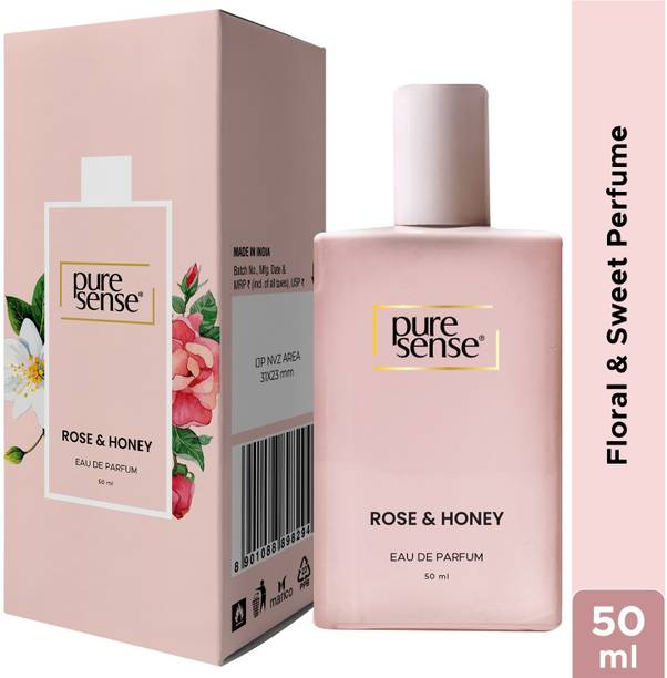 पुरेसेंस Rose and Honey Floral Long Lasting Eau de Parfum  -  50 ml