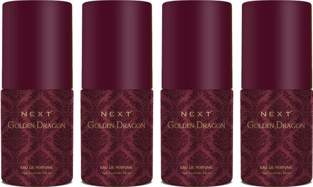 NEXT New Edition Golden Dragon with Versatile Fragrance (10ml X 4) Long Lasting Eau de Parfum  -  40 ml