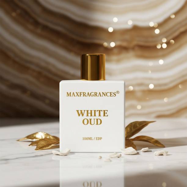 maxfragrances WhiteOud Intense Luxury Perfume Longlasting Rich Oud Aroma Premium Quality Scent Eau de Parfum  -  100 ml