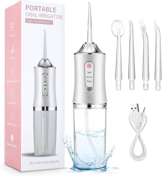 Xevr Portable Oral Irrigator Water Flosser 3 Mode Dental Teeth Cleaner Personal Care Appliance Combo